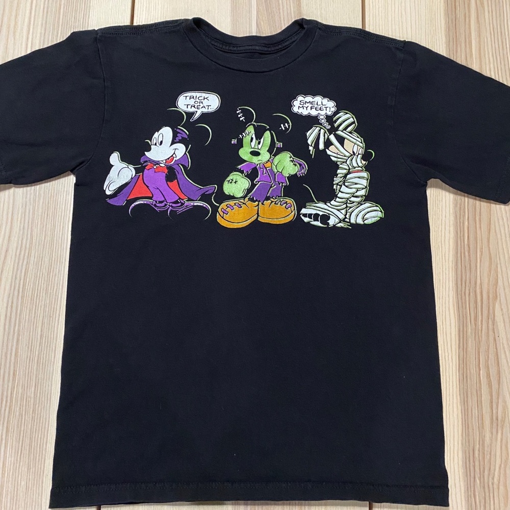 Disney Halloween 3 Costume Mickey Mouse Tee Kids L